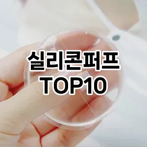 실리콘퍼프 추천 순위  TOP10 구매가이드 2025년 7월 5주차