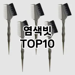 염색빗 추천 순위  TOP10 구매가이드 2025년 7월 4주차