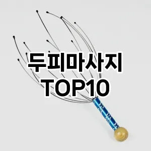두피마사지 추천 순위  TOP10 구매가이드 2025년 8월 4주차