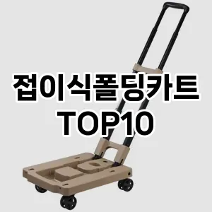 [제품알림]접이식폴딩카트 추천 순위  TOP10 구매가이드 2025년 10월 1주차