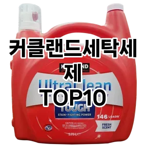 [솔직리뷰]커클랜드세탁세제 추천 순위  TOP10 구매가이드 2025년 10월 4주차