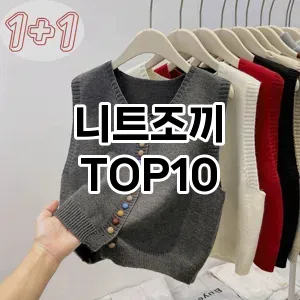 [핫딜안내]니트조끼 추천 순위  TOP10 구매가이드 2025년 11월 4주차