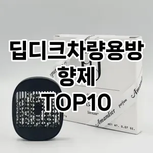 [리뷰알림]딥디크차량용방향제 추천 순위  TOP10 구매가이드 2025년 12월 5주차