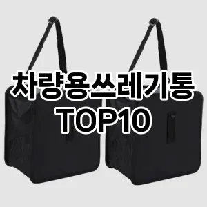 [솔직리뷰]차량용쓰레기통 추천 순위  TOP10 구매가이드 2025년 12월 5주차