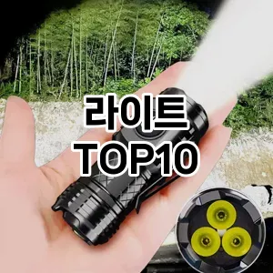 [리뷰보셈]라이트 추천 순위  TOP10 구매가이드 2026년 1월 2주차제품 | 후기