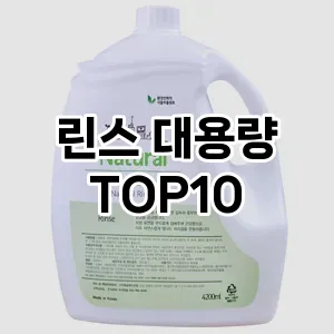 [레알핫템]린스 대용량 추천 순위  TOP10 구매가이드 2026년 1월 1주차2024년 | BEST상품 | 가격 비교