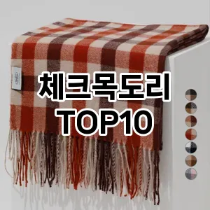 [리뷰알림]체크목도리 추천 순위  TOP10 구매가이드 2026년 1월 2주차제품 | 후기