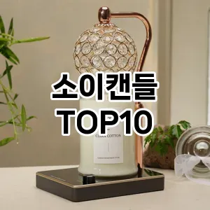 [추천안내]소이캔들 추천 순위  TOP10 내돈내산