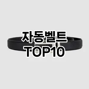 [눌러봐용]자동벨트 추천 순위  TOP10 아쉬운점