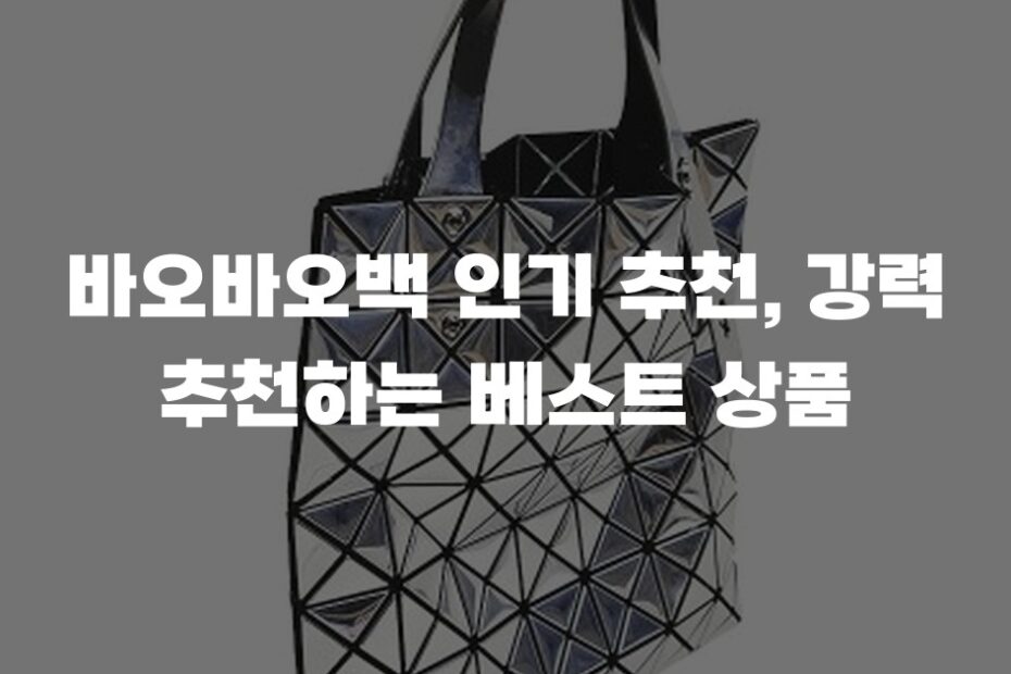 바오바오백 인기 추천, 강력 추천하는 베스트 상품