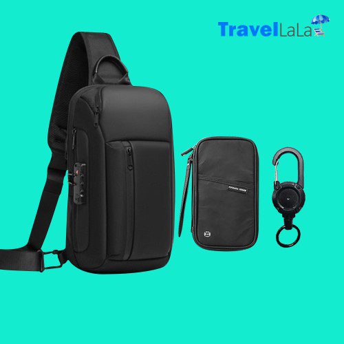 여행용 슬링백 남성 크로스백 도난방지 소매치기 유럽 가방 방검 남자