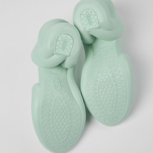 캠퍼 남녀공용 민트 스트랩 힐 샌들 Kobarah K200155-033 BLUE