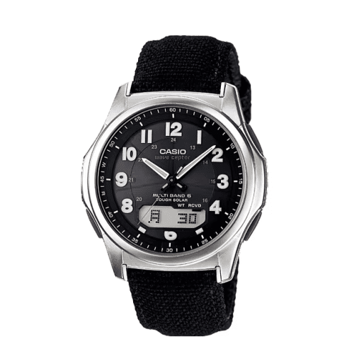 카시오 시계 전파 웨이브 멀티 핸드 6 셉터 WVA-M630B-3AJF