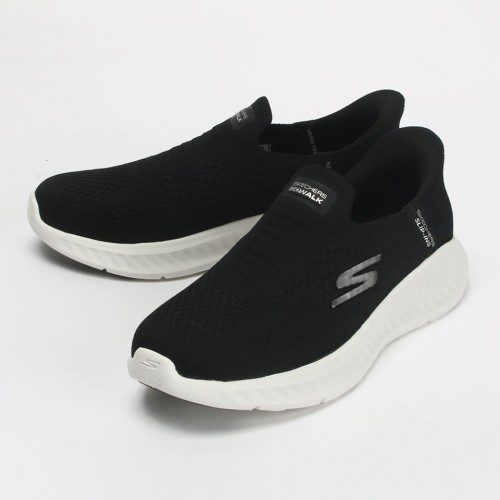스케쳐스 운동화 고워크 나우 여성 슬립온 블랙 125642BKW