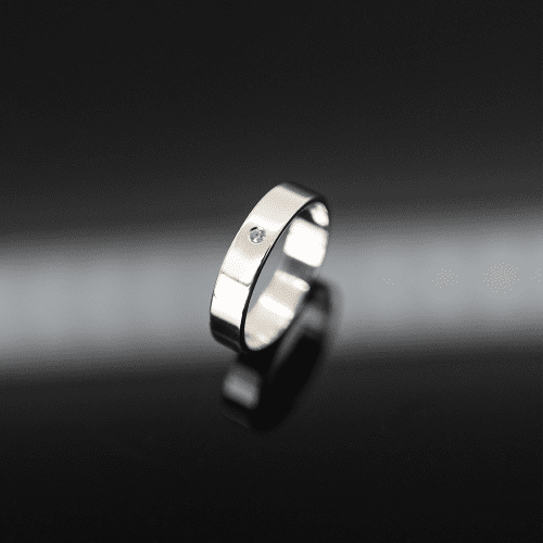 925하우스 탄생석 주문제작 반지 실버링 큐빅 은 각인반지 우정링 커플링 은반지