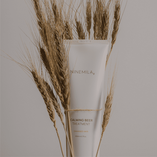 나인밀라 카밍비어 (맥주효모) 트리트먼트 미용실 LPP 단백질 헤어팩 자몽향, 200ml, 2개