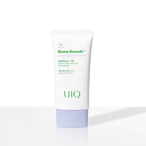 [더블][화잘먹선크림]유이크 바이옴 레미디 톤업 선크림(보라) 50ml x 2개