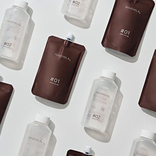 나인밀라 버블이지 염색약 100ml, 자연갈색, 1개