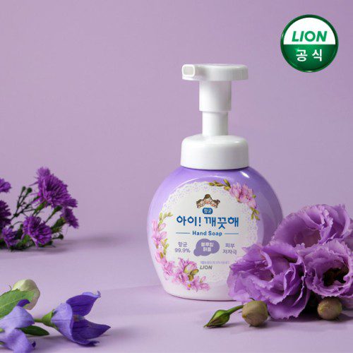 아이깨끗해 핸드워시 블루밍퍼플 250ml 본품x4개 / 손세정제