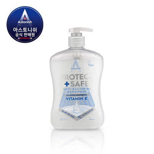 [본사] 아스토니쉬 비타민E 핸드워시 1+1 저자극 액체비누 고보습 손세정제 600ml