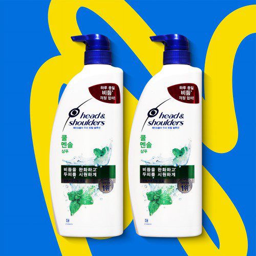 헤드앤숄더 쿨멘솔 샴푸 850ml 2개 가려운두피 가려움 비듬샴푸 두피진정