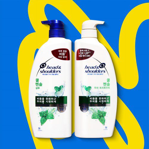 헤드앤숄더 쿨멘솔 샴푸 850ml 1개 + 트리트먼트 850ml 1개 세트
