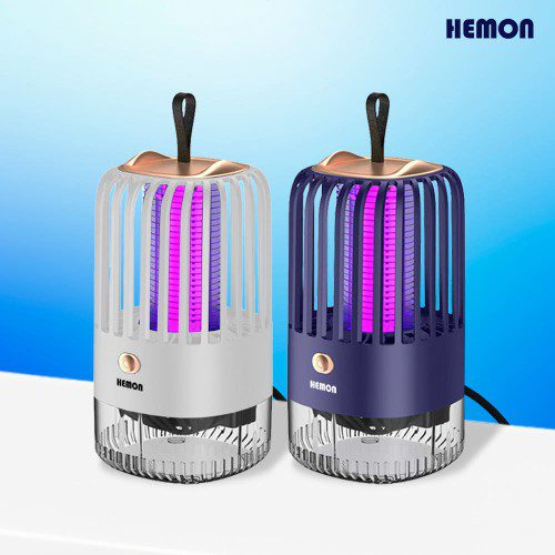 헤몬 모기지옥 가정용 모기퇴치기 포충기 해충 날파리 퇴치기 유선감전식+흡입식