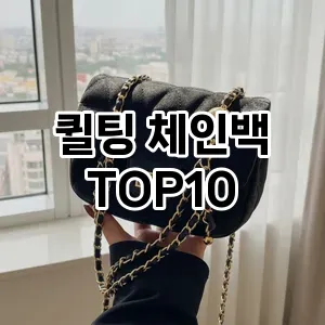[리뷰리뷰]퀼팅 체인백 추천 순위  TOP10 2026년 4월1주차