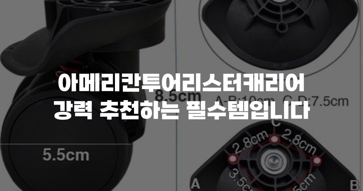 아메리칸투어리스터캐리어 강력 추천하는 필수템입니다