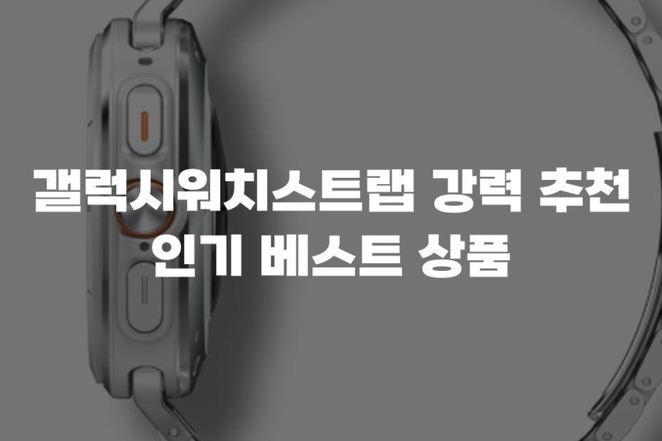 갤럭시워치스트랩 강력 추천 인기 베스트 상품