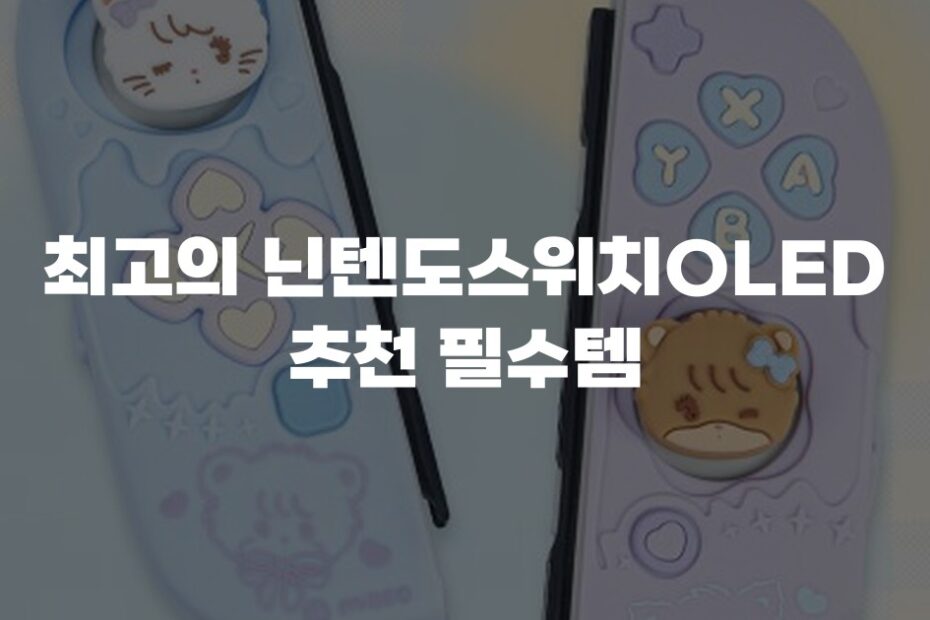 최고의 닌텐도스위치OLED 추천 필수템