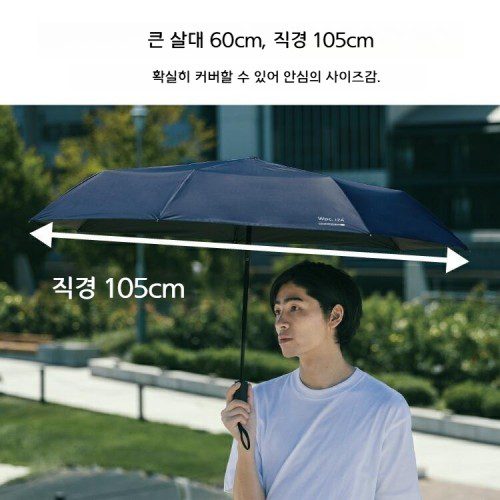 Wpc IZA 자동개폐 접이식 대형우산 우양산 일본양산 UV차단 WECZA-2505-102