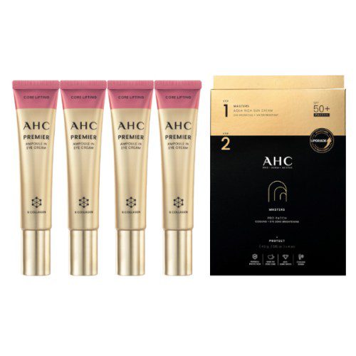 AHC 아이크림 시즌12 프리미어 앰플인 포페이스 40ml 4개+12ml 눈밑 지방 꺼짐