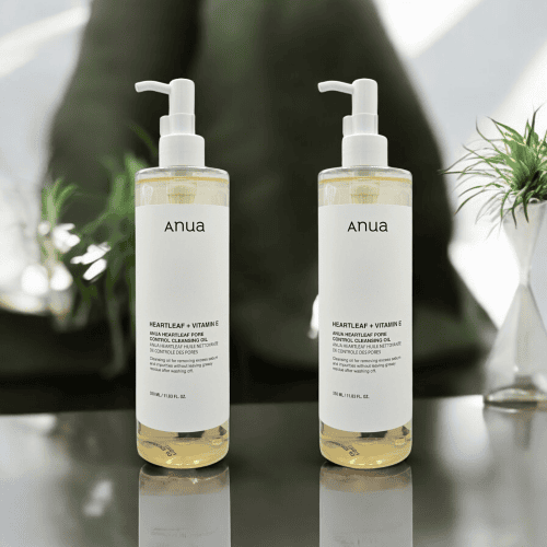 1+1 아누아 어성초 포어 컨트롤 클렌징오일 피지 블랙헤드 350ml+350ml
