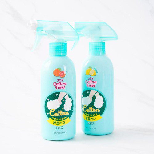 메가마트 LG 온더바디 발을씻자 코튼풋샴푸 레몬향 385ml