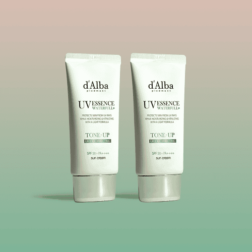 [2개] 달바 클린 티트리 리포좀 그린 톤업 선크림 50mlX2개+선크림 15ml(1mlx15매) 증정