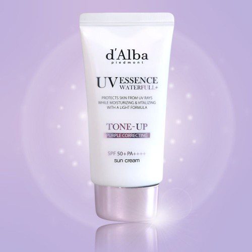 달바 워터풀 퍼플 톤업 선크림 비건 물광 50ml x 2개