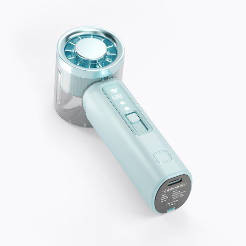 지니비 포켓비 휴대용 선풍기 120단 냉각 손선풍기 대용량 미니 손풍기 화이트