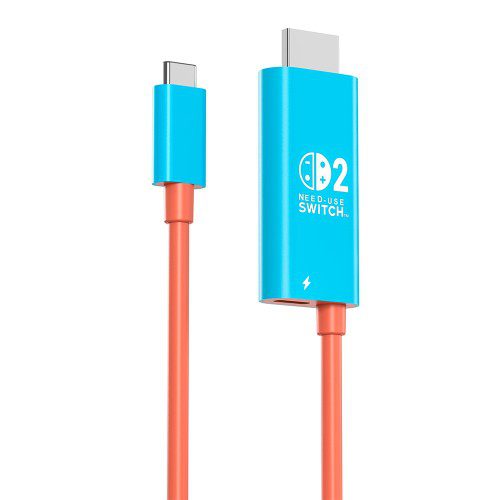 닌텐도 스위치2 미니독 TV연결 PD100W 충전 HDMI 케이블 레드블루