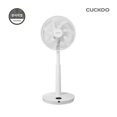 쿠쿠 인스퓨어 서큘레이터형 BLDC 선풍기 CF-MNL1210NW 29.5cm(12인치) 7엽 날개 높이 조절 노블 화이트