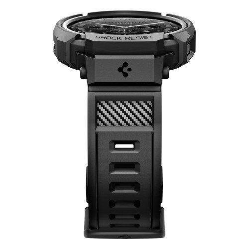 갤럭시워치 일체형 스트랩 케이스 러기드아머프로 갤럭시 워치8, 40mm, 매트블랙