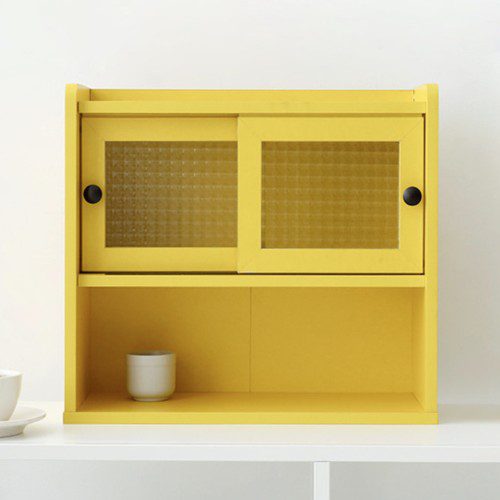 폴라보 미니수납장 좁은 2문 SHM4247SL 470x200x420mm, 2단, 캄포어베니어 9785.9811
