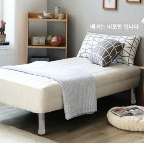매트리스 일체형 원룸침대 푹신한 자취방침대 미니 싱글 침대