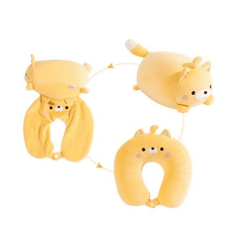 휴대용 쿠션 목베개 귀여운 목베개 인형 여행용 비행기
