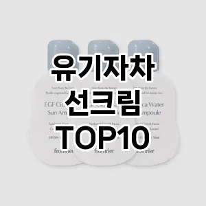 [특가제품]유기자차 선크림 추천 순위 구매가이드 TOP10 대체품